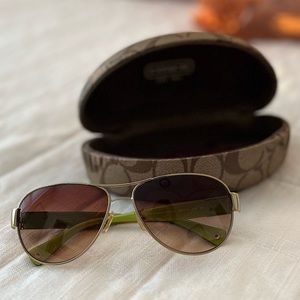 COACH Aviator Sunglasses